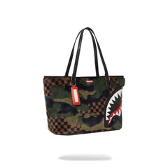 Sprayground Limited Edition Green 3Am Fur Tote For Women - 910T5748NSZ