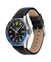 Scuderia Ferrari Pilota Evo Quartz Black Round Dial Men's Watch - 830775