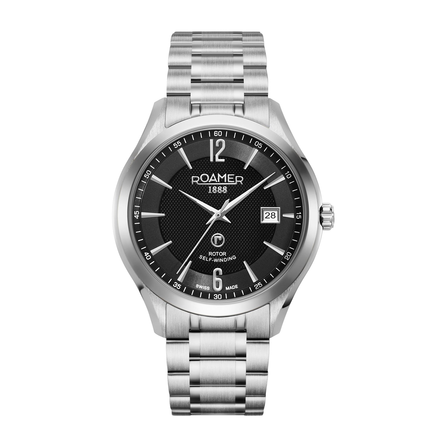 Roamer Mechaline Pro Analog Black Round Dial Men's Watch - 953660 41 54 90