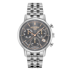 ROAMER Vanguard Chronograph Grey Round Dial Men's Watch- 975819 41 05 90