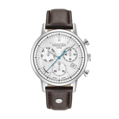 ROAMER Vanguard Chronograph Silver Round Dial Men's Watch- 975819 41 15 09