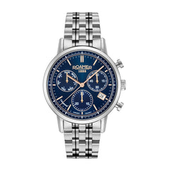 ROAMER Vanguard Chronograph Blue Round Dial Men's Watch- 975819 41 45 90