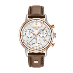 ROAMER Vanguard Chronograph Silver Round Dial Men's Watch- 975819 49 15 09