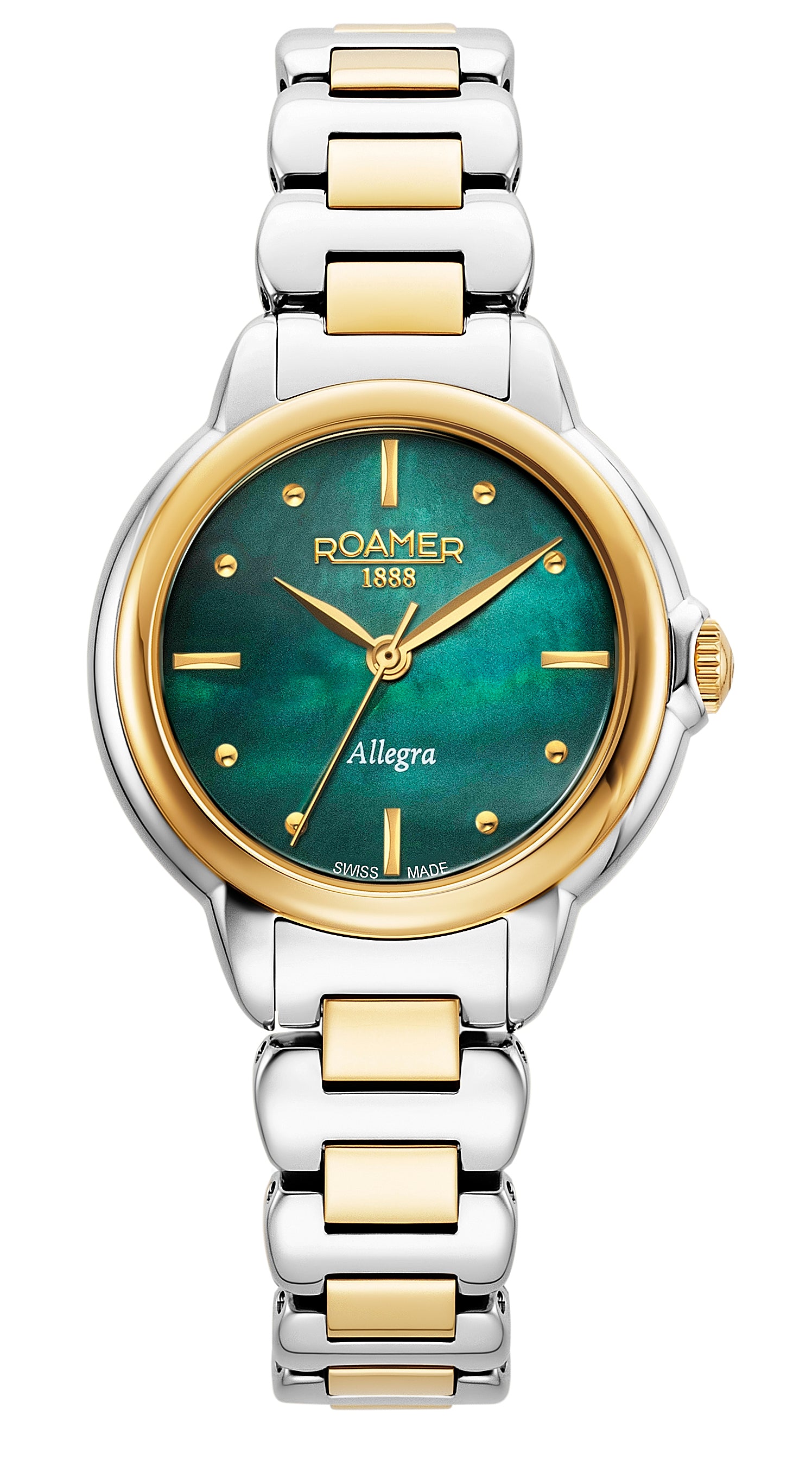 Roamer Allegra Analog Green Mop Round Dial Women's Watch - 977847 47 70 20