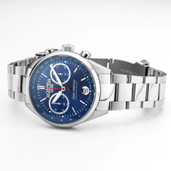 Roamer Gran Sportivo Chronograph Blue Sunray Round Dial Men's Watch - 978818 41 45 20