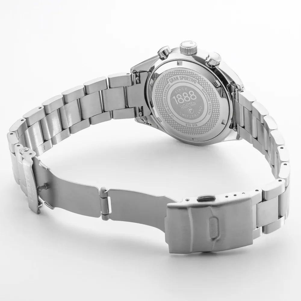 Roamer Gran Sportivo Chronograph Green Sunray Round Dial Men's Watch - 978818 41 75 20