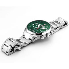 Roamer Gran Sportivo Chronograph Green Sunray Round Dial Men's Watch - 978818 41 75 20