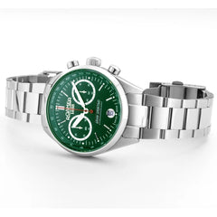 Roamer Gran Sportivo Chronograph Green Sunray Round Dial Men's Watch - 978818 41 75 20