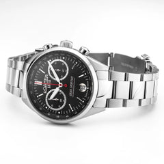Roamer Gran Sportivo Chronograph Black Sunray Round Dial Men's Watch - 978818 41 85 20