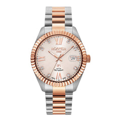 ROAMER Primeline Crystal Automatic Beige Round Dial Men's Watch- 981661 47 09 90