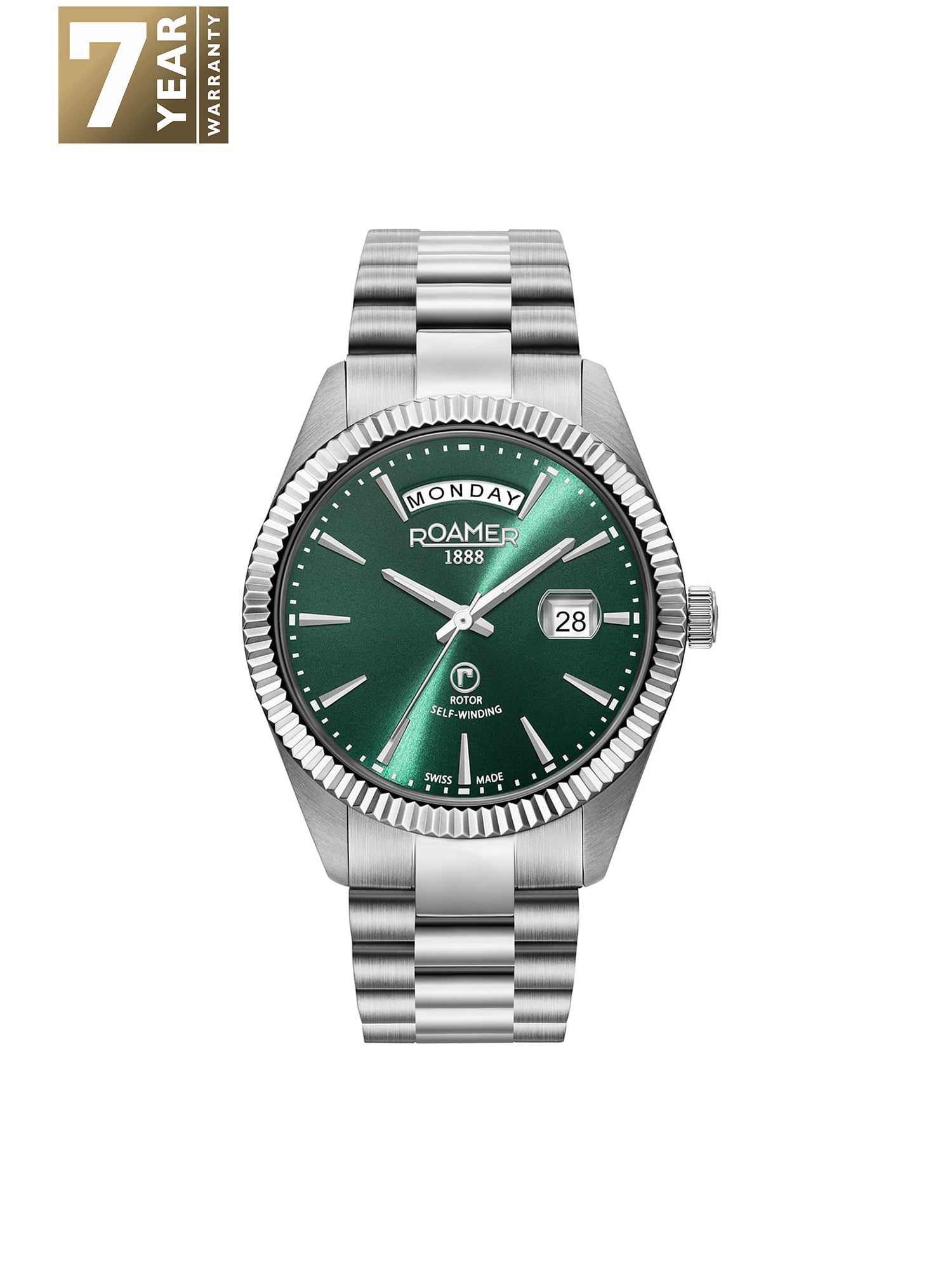 Roamer Primeline Daydate Automatic Men's Watch -  981662 41 75 90