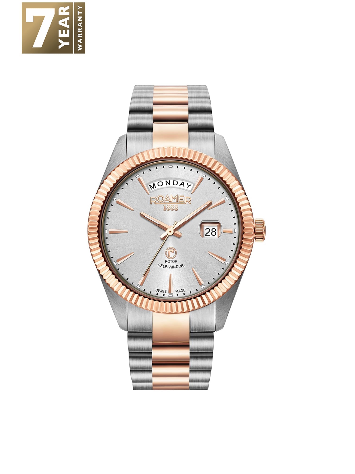 Roamer Primeline Daydate Automatic Men's Watch -  981662 47 15 90