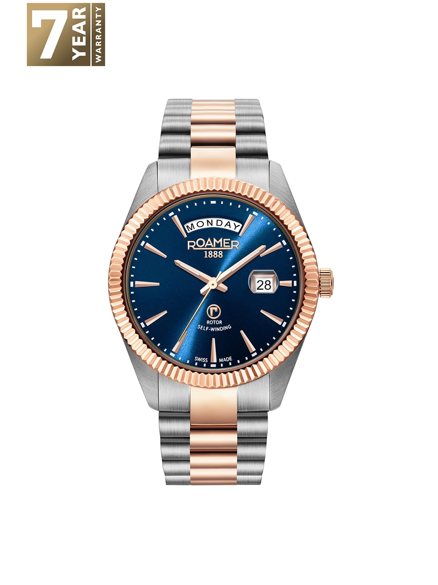 Roamer Primeline Daydate Automatic Men's Watch -  981662 47 45 90