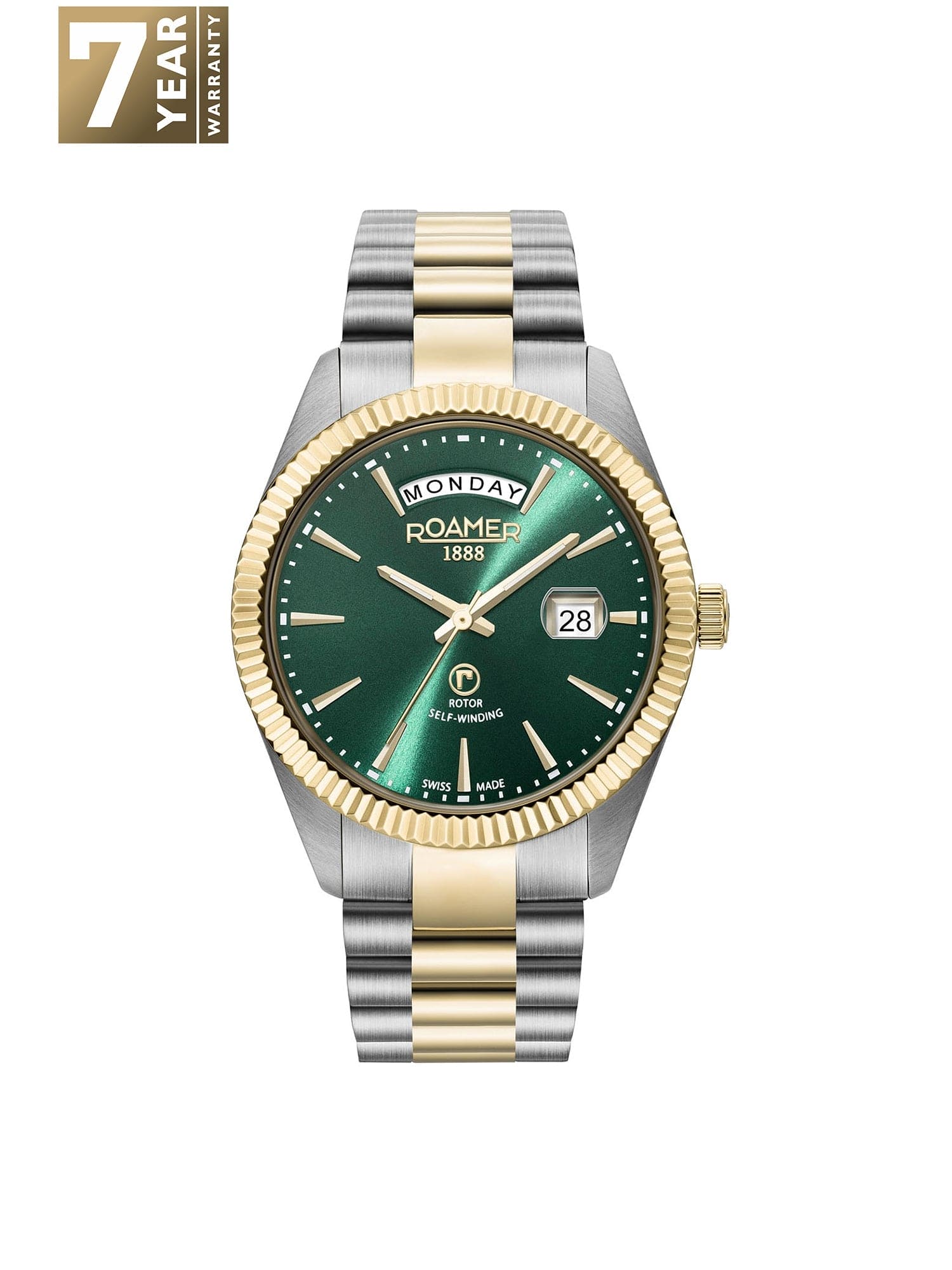 Roamer Primeline Daydate Automatic Men's Watch -  981662 48 75 90