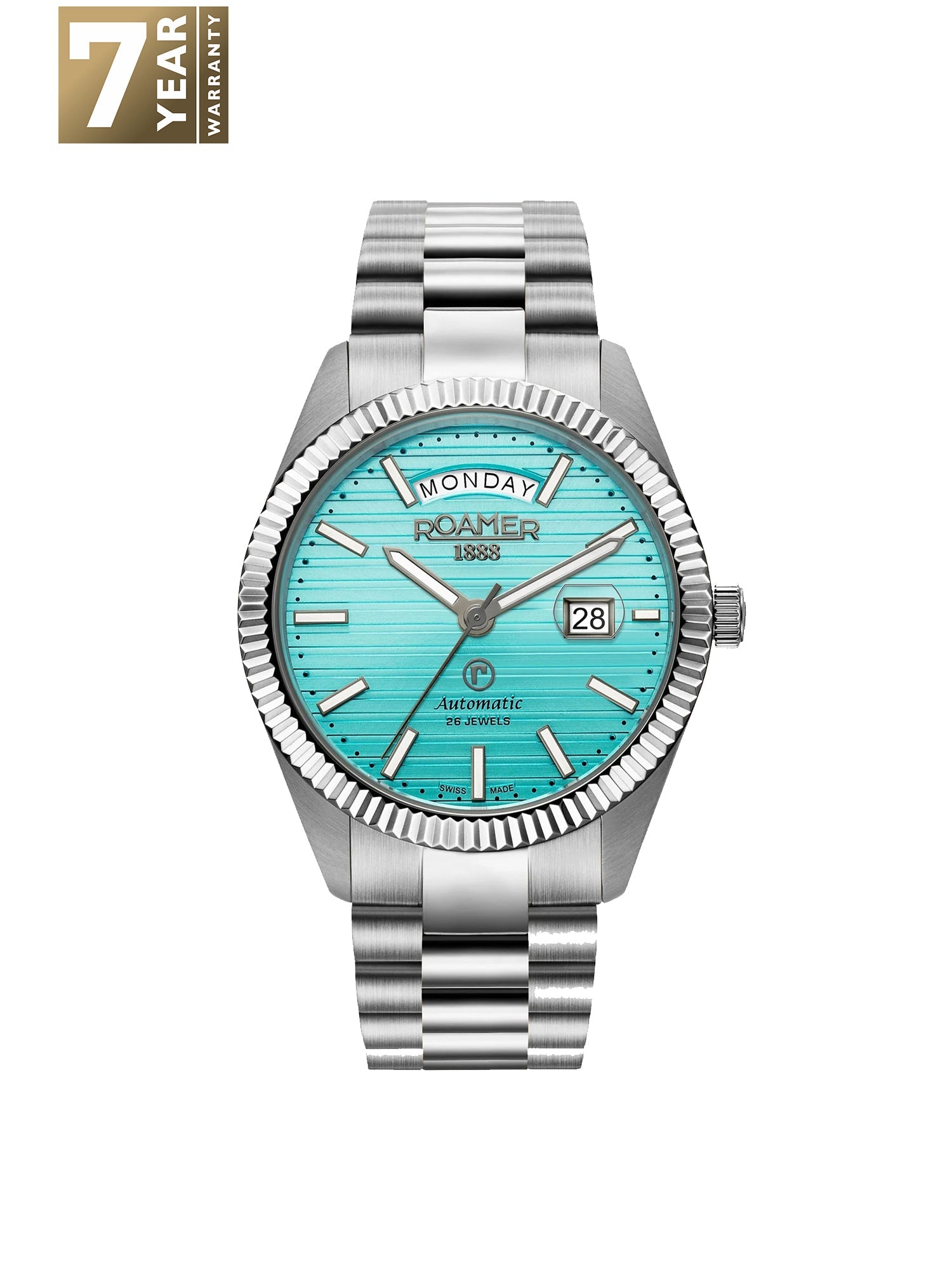 Roamer Primeline Daydate II Automatic Men's Watch -  981666 41 05 50