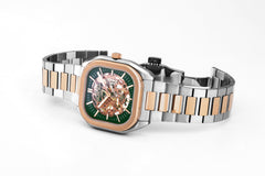 Roamer Mechano Mechanical green Square Dial Men's Watch - 985986 49 75 20
