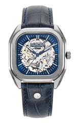 Roamer Mechano Mechanical Blue Square Dial Men's Watch - 985986 41 45 20
