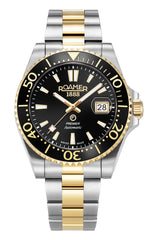 Roamer Premier Mechanical Black Sunray Round Dial Men's Watch - 986983 47 85 21