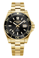 Roamer Premier Mechanical Black Sunray Round Dial Men's Watch - 986983 48 85 21