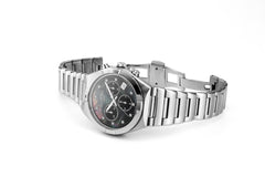 Roamer Eos Ladies Chrono Chronograph Black MOP Round Dial Women's Watch - 987837 41 80 20