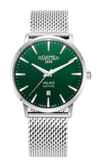 Roamer Valais Gents Interchangeable Box Set Analog Green Round Dial Men's Watch - 988833 41 75 05