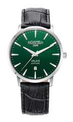Roamer Valais Gents Interchangeable Box Set Analog Green Round Dial Men's Watch - 988833 41 75 05