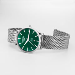 Roamer Valais Gents Interchangeable Box Set Analog Green Round Dial Men's Watch - 988833 41 75 05