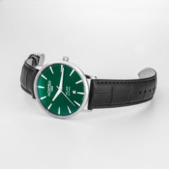 Roamer Valais Gents Interchangeable Box Set Analog Green Round Dial Men's Watch - 988833 41 75 05