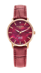 Roamer Valais Ladies Interchangeable Box Set Analog Red MOP Round Dial Women's Watch - 989847 46 60 05