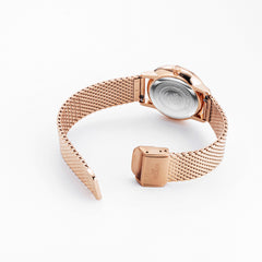 Roamer Valais Ladies Interchangeable Box Set Analog Red MOP Round Dial Women's Watch - 989847 46 60 05