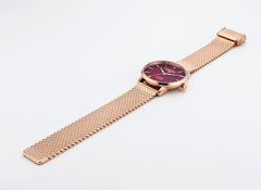 Roamer Valais Ladies Interchangeable Box Set Analog Red MOP Round Dial Women's Watch - 989847 46 60 05