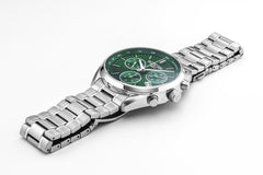 Roamer Pro Chrono Chronograph Green Sunray Round Dial Men's Watch - 993819 41 75 20