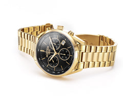 Roamer Pro Chrono Chronograph Black Sunray Round Dial Men's Watch - 993819 48 85 20
