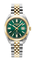 Roamer Montalbano Gents Mechanical Green Sunray Round Dial Men's Watch - 996983 47 75 20