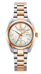 Roamer Montalbano Ladies Mechanical White Mop Round Dial Women's Watch - 996990 49 20 20