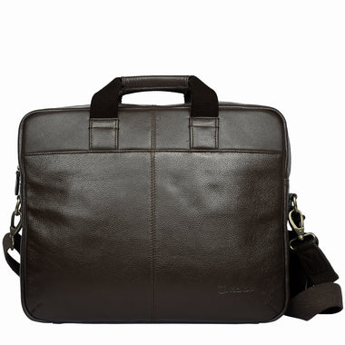 ARCADIO CHARMER Authentic Italian Leather Laptop Bag/Office Bag/Messenger Bag for Men and Women. Fits Upto 16 inch Laptop.