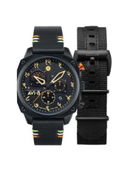 AVI-8 Hawker Hunter Limited Edition Men's Watch with Additional Strap - AV-4052-IN01