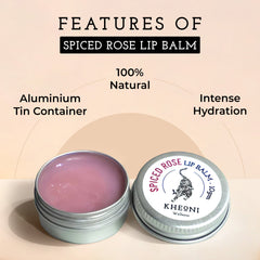 KHEONI  Spiced Rose Lip Balm - 10 gm