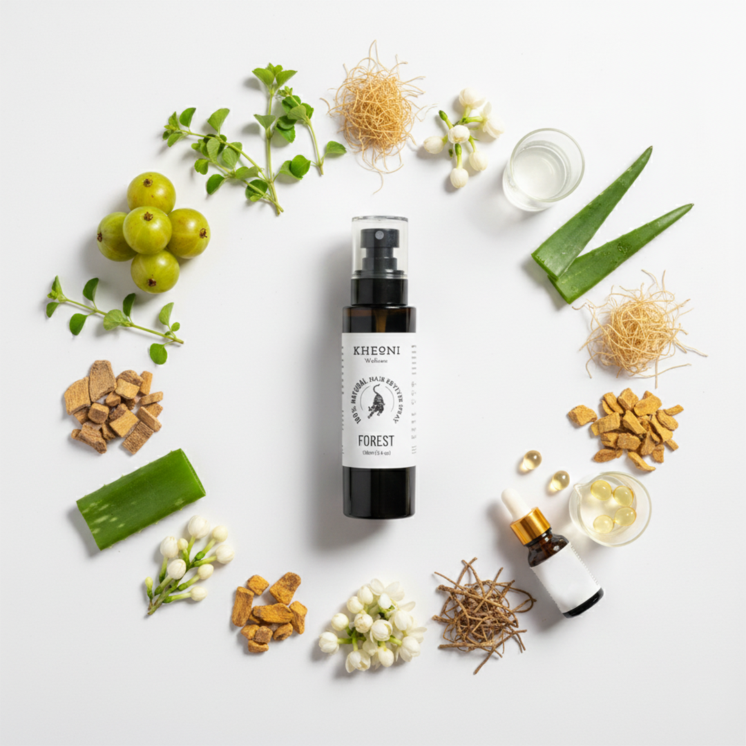 KHEONI  Ayurvedic Hair Oil-Free Spray - 100 ml