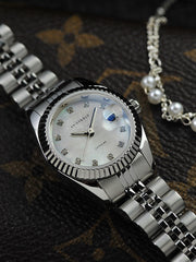 Aries Gold Heritage Crystal Quartz Women's Watch - B 1069 S-12S