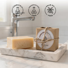 KHEONI  Sandalwood Beeswax Soap - 100 gm