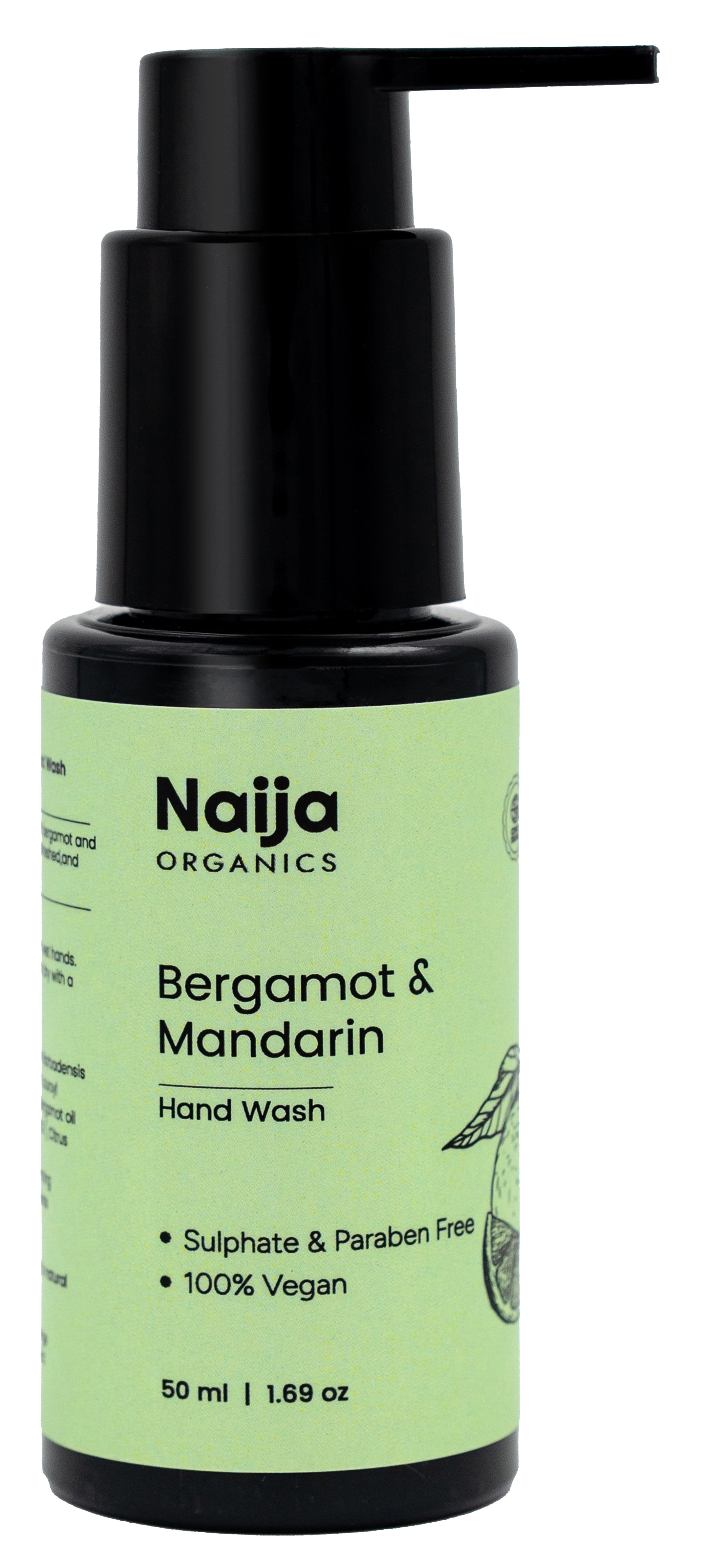 Naija Bergamot & Mandarin Hand Cleanser - 50 ml