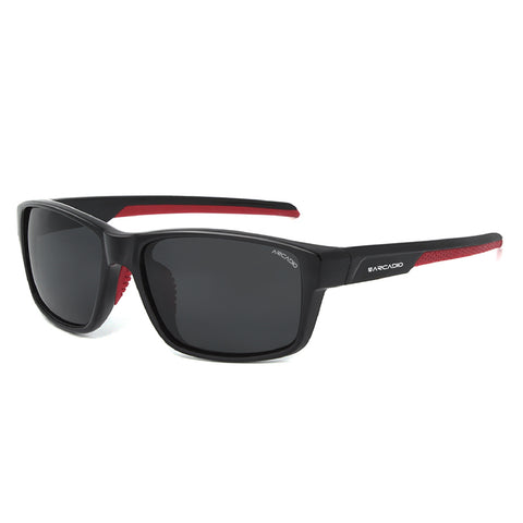ARCADIORAIDER Sporty Full Frame Stylish Sunglass for Men and Women - AR-PTE2146-C1BK-BKP