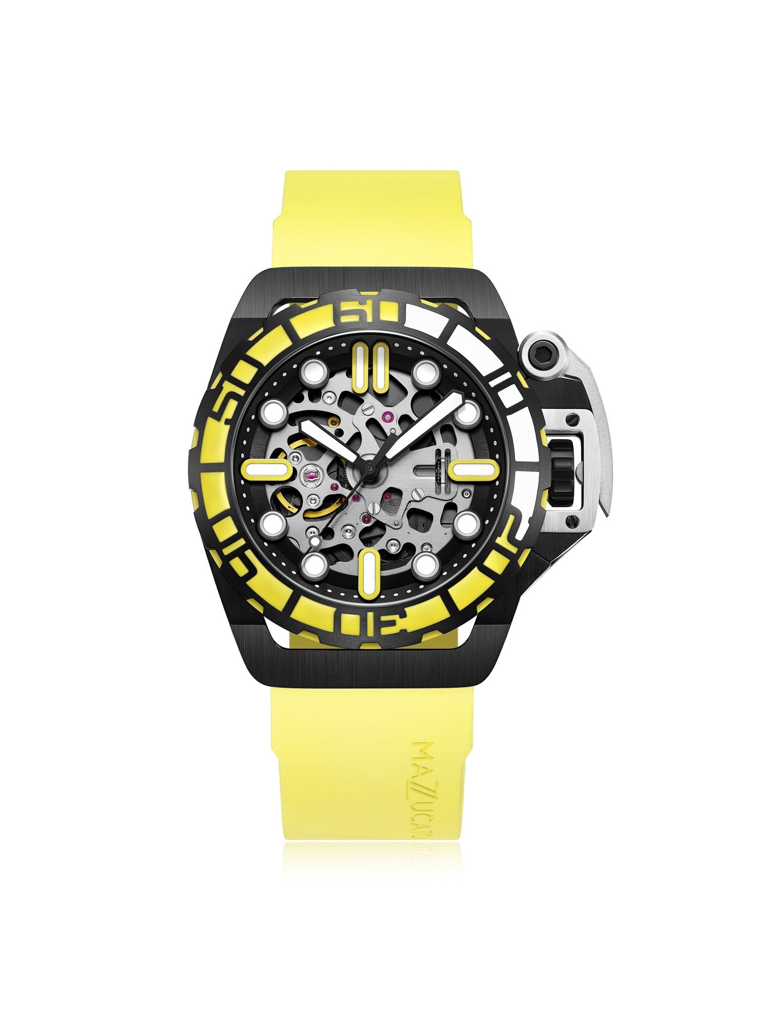 Mazzucato RIM SUB Automatic Men's Watch - DIVER-SK4-YL