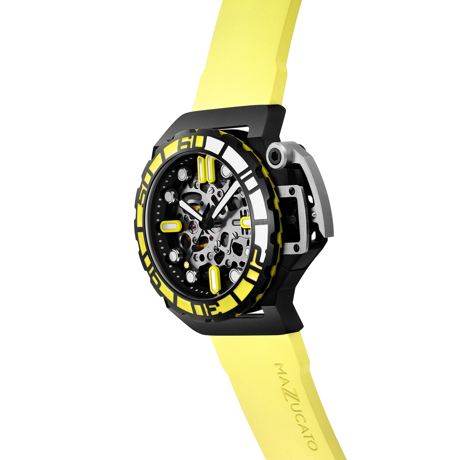 Mazzucato RIM SUB Automatic Men's Watch - DIVER-SK4-YL