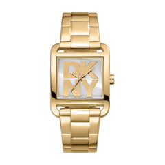 DKNY City Maxi Analog Silver Square Dial Women's Watch - DK1L001M0045