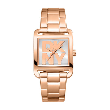 DKNY City Maxi Analog Silver Square Dial Women's Watch - DK1L001M0055