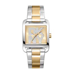 DKNY City Maxi Analog Champagne Square Dial Women's Watch - DK1L001M0075