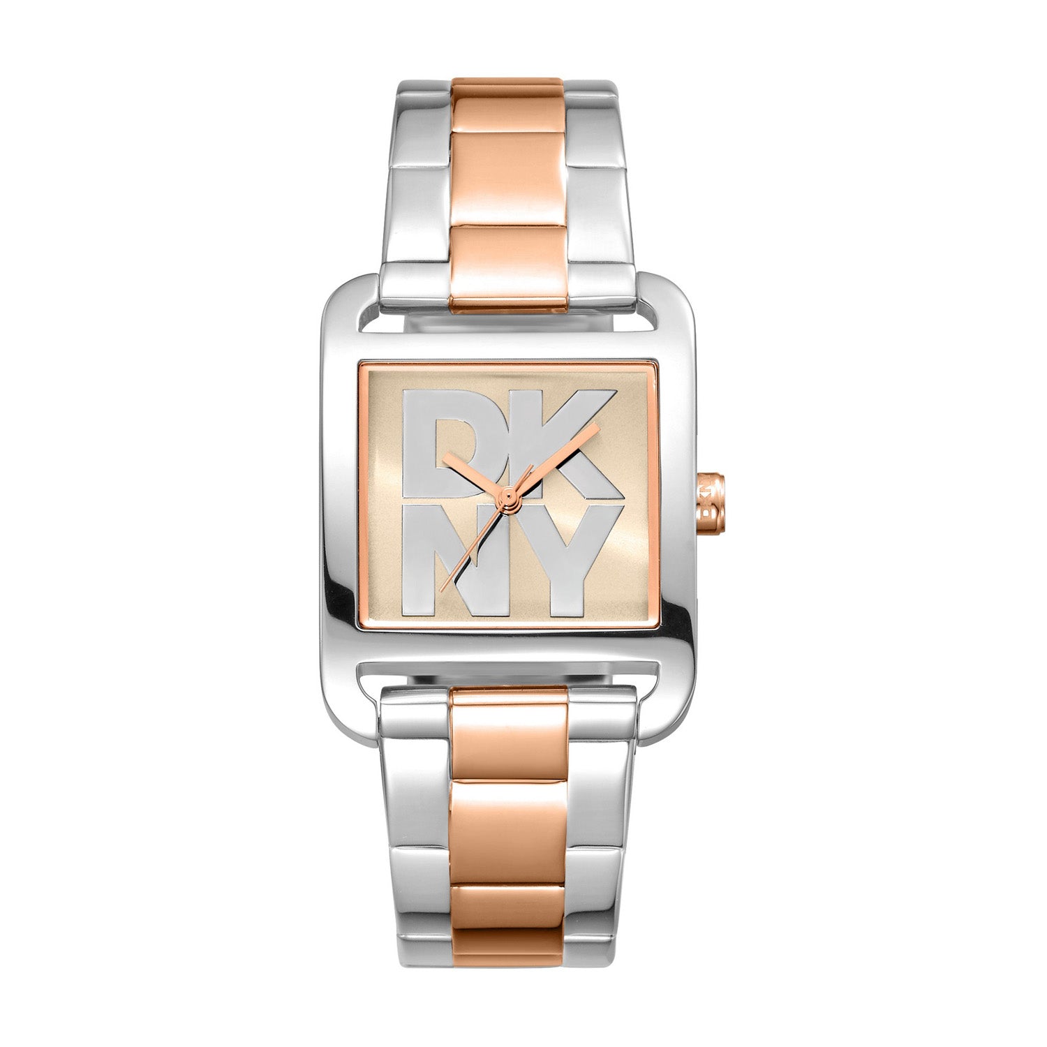 DKNY City Maxi Analog Rose Gold Square Dial Women's Watch - DK1L001M0085