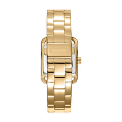 DKNY City Glitz Analog Champagne Square Dial Women's Watch - DK1L003M0025